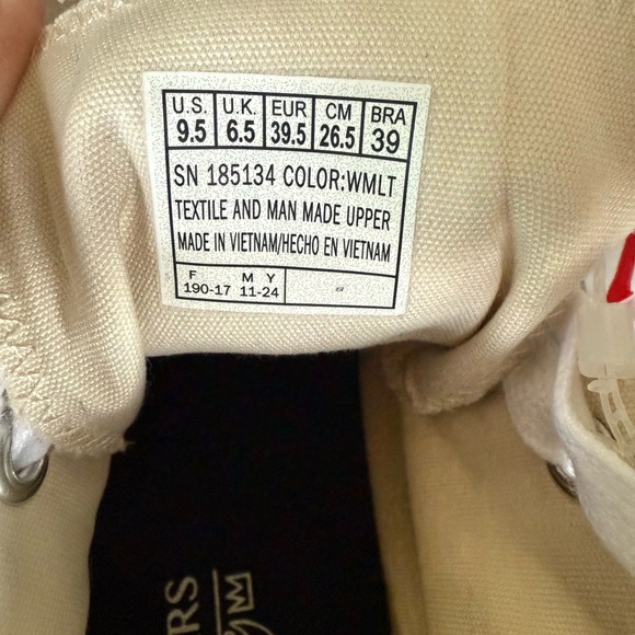 Skechers White High-Top Sneakers with Multicolor Accents - Picture 9 of 11